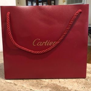 Cartier shopping bag
